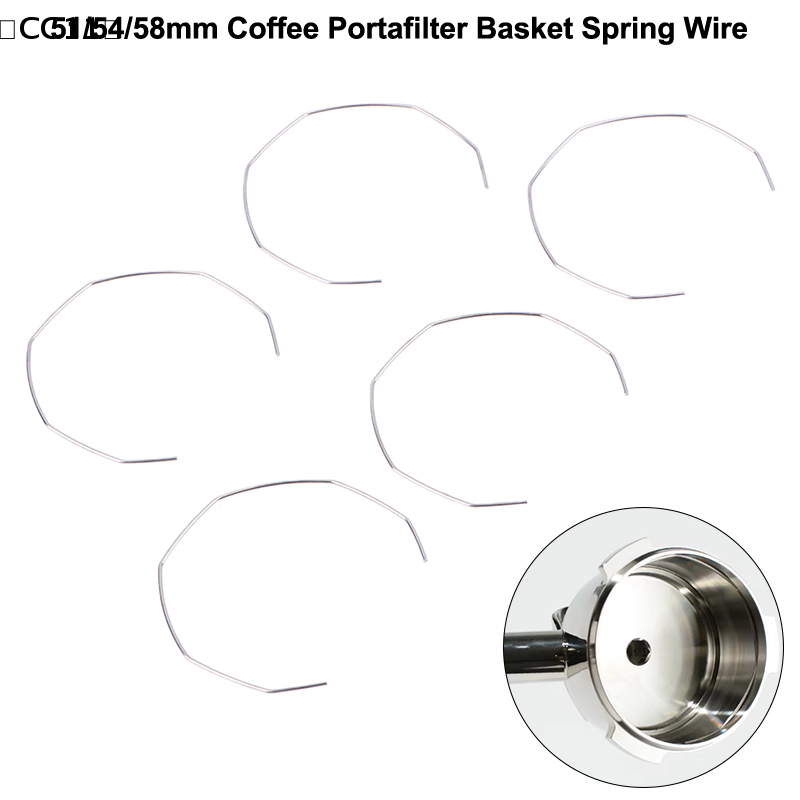 Coffee Machine Expobar - 5Pcs 51/54/58mm Coffee Portafilter Basket Spring