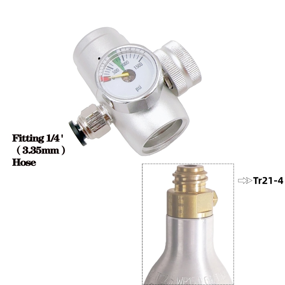 Coffee Extraction Equipment - CO2 Regulator Tr21-4 Thread Pressure Reduction