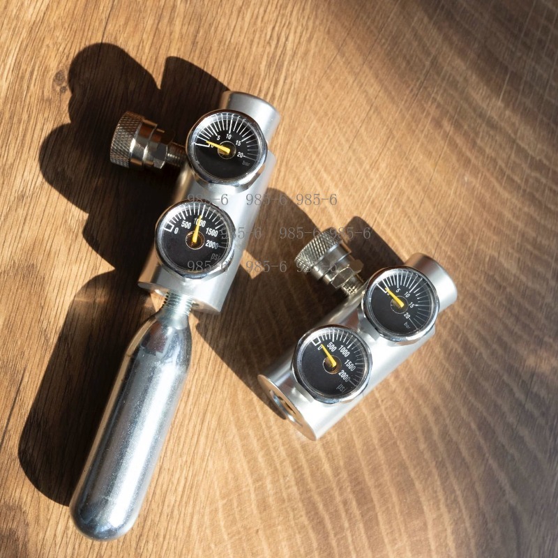 Double Gauge Gas Pressure Redu - Coffee Extraction Equipment 评论和价格