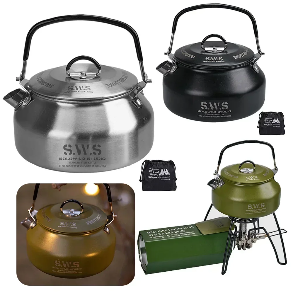 Stainless Steel Kettle 0.8L Po - Coffee Equipment Travel Bag 评论和价格