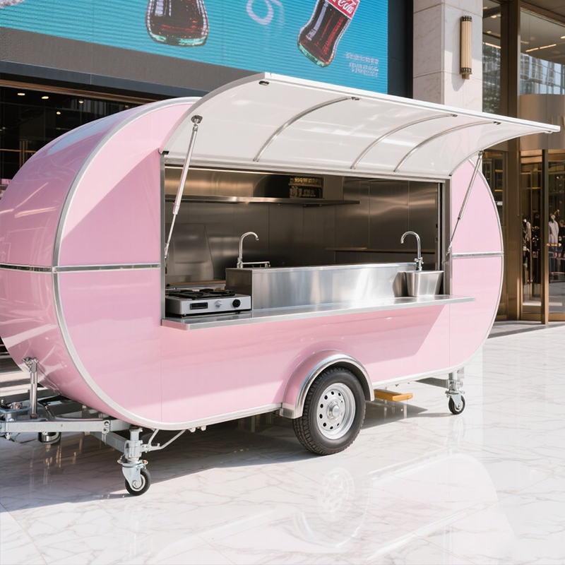Small Mobile Food Trailer with - Coffee Shop Equipment Setup 评论和价格