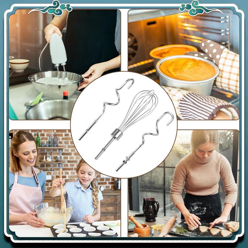 3Pcs For Kitchenaid Whisk Atta - Kitchenaid Mixer Hand Mixer 评论和价格