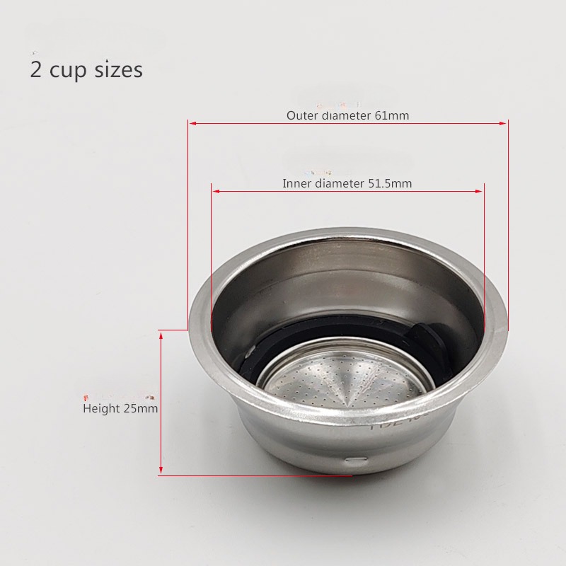 51mm Pressurized Porous Filter - Coffee Extraction Equipment 评论和价格