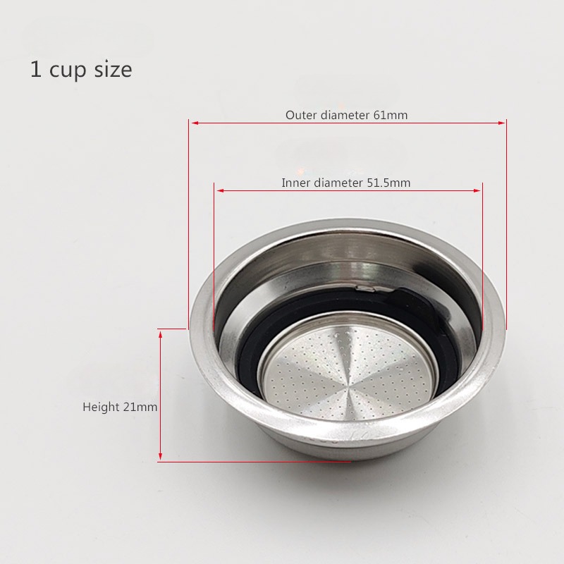 51mm Pressurized Porous Filter - Coffee Extraction Equipment 评论和价格